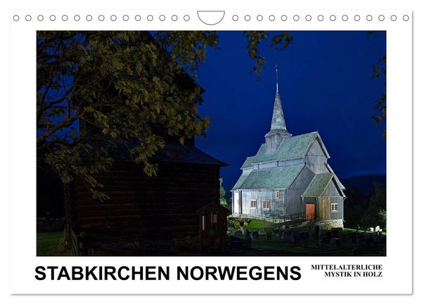 Produktbild: Stabkirchen Norwegens - Mittelalterliche Mystik in Holz (Wandkalender 2026 DIN A4 quer), CALVENDO Monatskalender