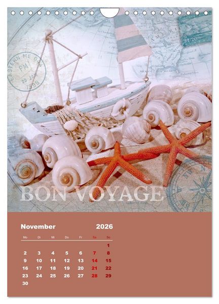 Produktbild: Geschenke vom Meer (Wandkalender 2026 DIN A4 hoch), CALVENDO Monatskalender