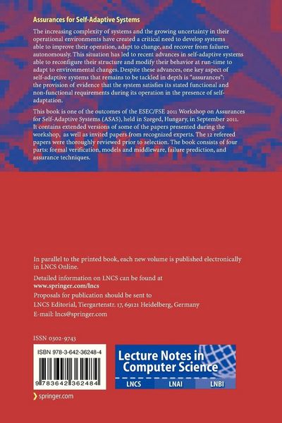 Produktbild: Assurances for Self-Adaptive Systems