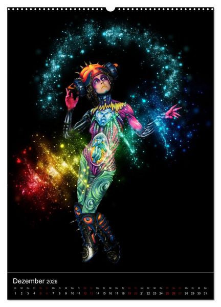 Produktbild: World Bodypainting Festival: Generation NEXT (hochwertiger Premium Wandkalender 2026 DIN A2 hoch), Kunstdruck in Hochglanz