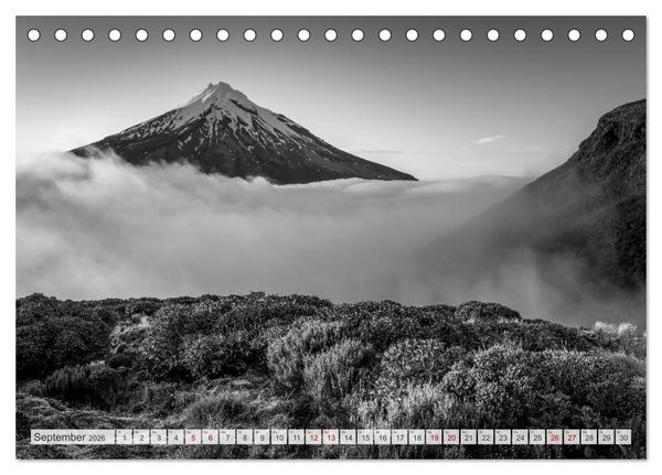 Produktbild: Monochrome Wonders (Tischkalender 2026 DIN A5 quer), CALVENDO Monatskalender