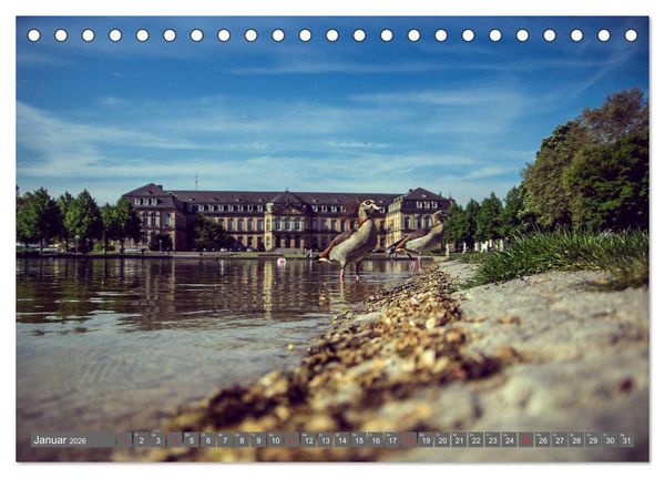 Produktbild: Stuttgart - Bilder einer Stadt 2026 (Tischkalender 2026 DIN A5 quer), CALVENDO Monatskalender