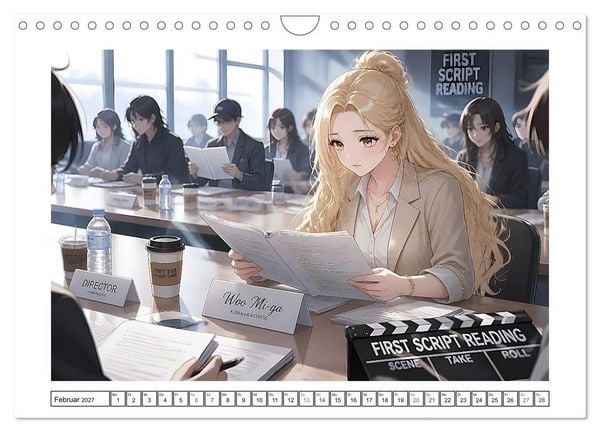 Produktbild: Ein K-Drama Sternchen hebt ab (Wandkalender 2027 DIN A4 quer), CALVENDO Monatskalender