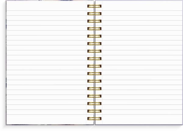 Produktbild: Burde Notizbuch A5 lilac flowers