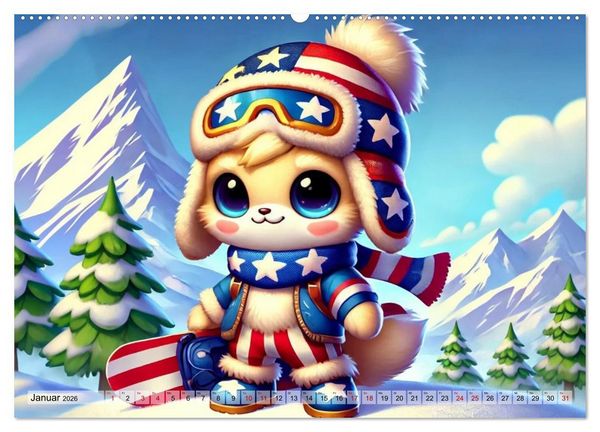 Produktbild: Buddy Stars - Abenteuer f&uuml;r Kinder (hochwertiger Premium Wandkalender 2026 DIN A2 quer), Kunstdruck in Hochglanz
