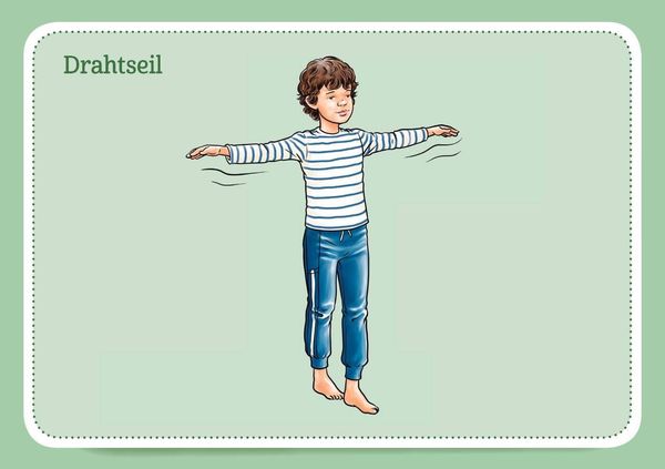 30 Faszientraining-Bildkarten für Kinder