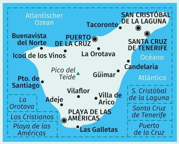 Produktbild: KOMPASS Wanderkarte 233 Teneriffa 1:50.000