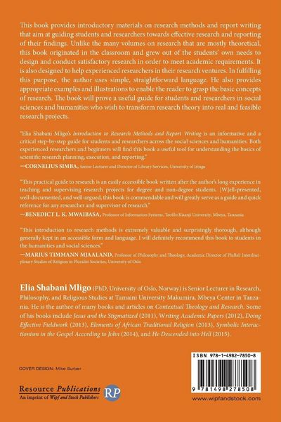 Produktbild: Introduction to Research Methods and Report Writing
