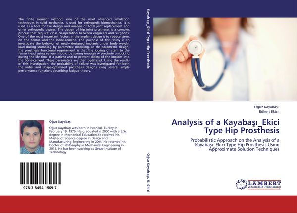 Produktbild: Analysis of a Kayaba&iquest;&iquest;_Ekici Type Hip Prosthesis