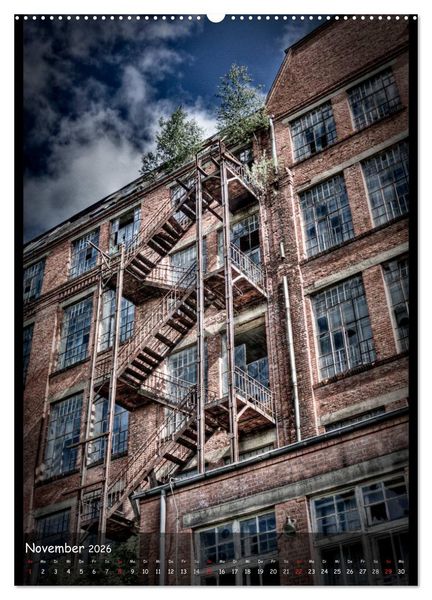 Produktbild: Lost Places II, Vergessene Orte (Wandkalender 2026 DIN A2 hoch), CALVENDO Monatskalender