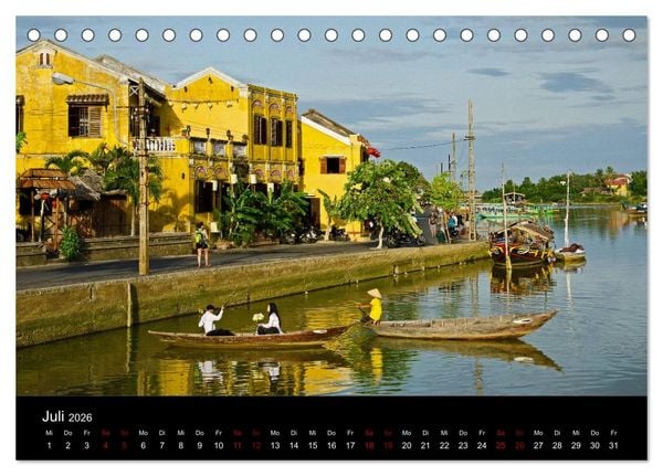 Produktbild: Guten Morgen, Vietnam! (Tischkalender 2026 DIN A5 quer), CALVENDO Monatskalender