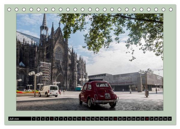 Produktbild: Die Knutschkugel in K&ouml;ln (Tischkalender 2026 DIN A5 quer), CALVENDO Monatskalender