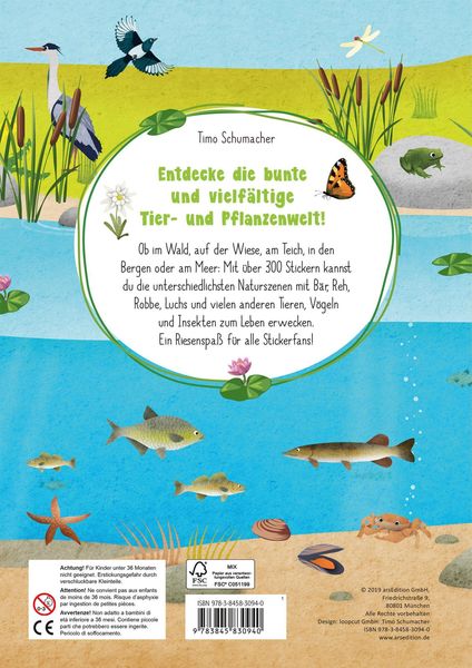 Produktbild: Mein Natur-Stickerbuch