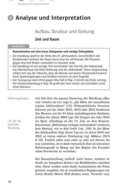 Produktbild: Lekt&uuml;rehilfen Juli Zeh, Corpus Delicti. Ein Prozess