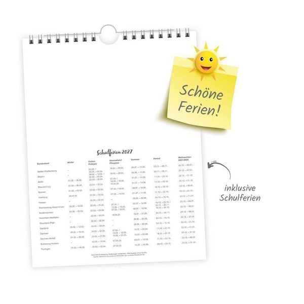 Produktbild: TR&Ouml;TSCH - Wochenkalender zum H&auml;ngen Deutschlandreise 2027