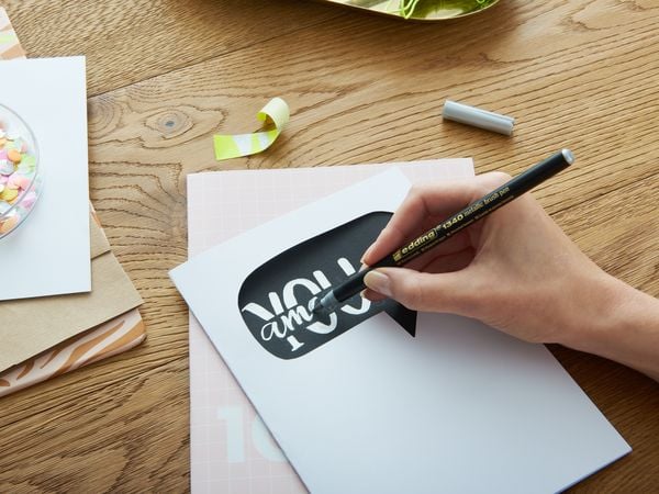 Produktbild: edding 1340 brush pen Mix, Pinselstift Handlettering Mix 4er Set