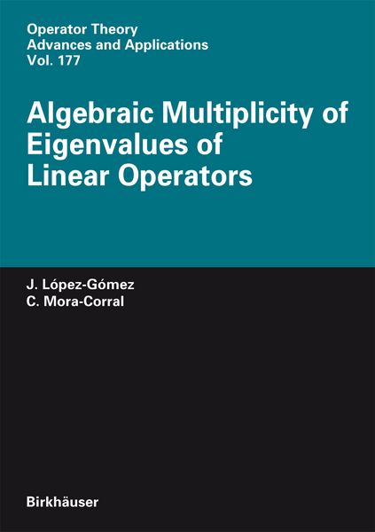 Produktbild: Algebraic Multiplicity of Eigenvalues of Linear Operators