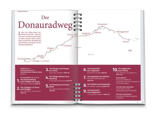 Produktbild: KOMPASS Radreisef&uuml;hrer Donauradweg Deutschland