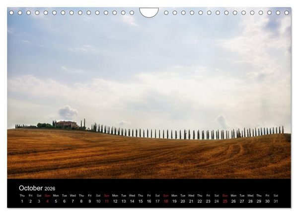 Produktbild: Magical Tuscany and Liguria (Wall Calendar 2026 DIN A4 landscape), CALVENDO 12 Month Wall Calendar