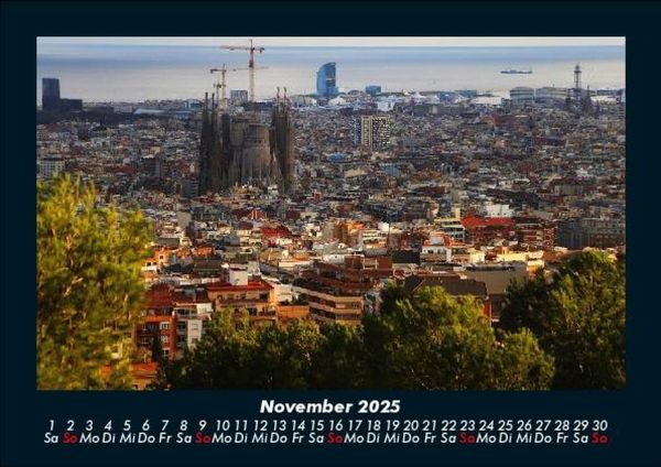 Produktbild: Barcelona 2025 Fotokalender DIN A5