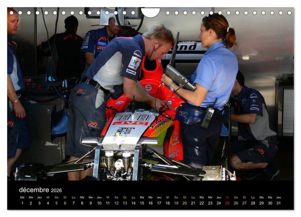 Produktbild: Stands de Formule 1 (Calendrier mural 2026 DIN A4 vertical), CALVENDO calendrier mensuel