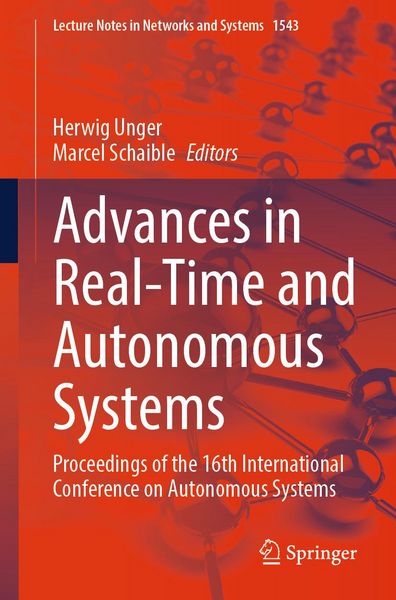 Produktbild: Advances in Real-Time and Autonomous Systems