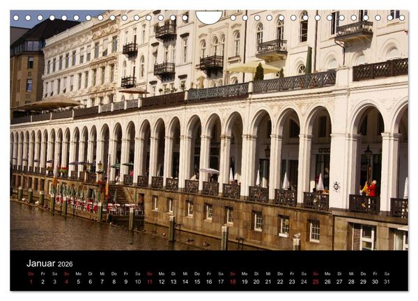 Produktbild: Hansestadt Hamburg (Wandkalender 2026 DIN A4 quer), CALVENDO Monatskalender