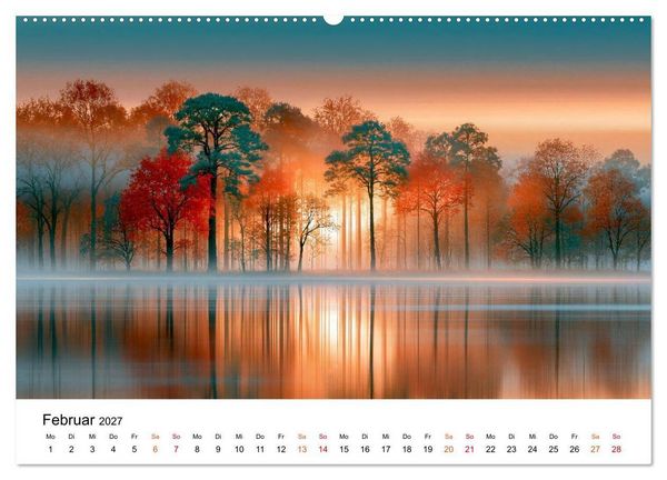 Produktbild: Zeitreise Natur (Wandkalender 2027 DIN A2 quer), CALVENDO Monatskalender