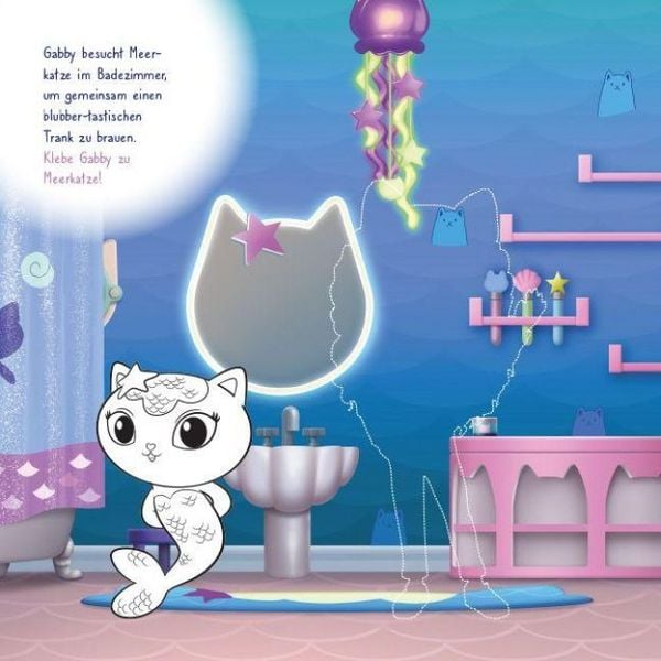 Produktbild: Gabby's Dollhouse: Meine sch&ouml;nsten Sticker zum Ausmalen