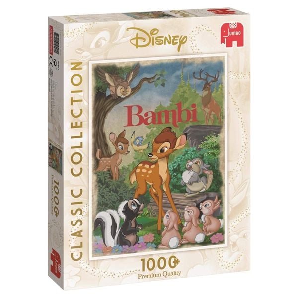 Jumbo Spiele - Disney Classic Collection Bambi , 1000 Teile