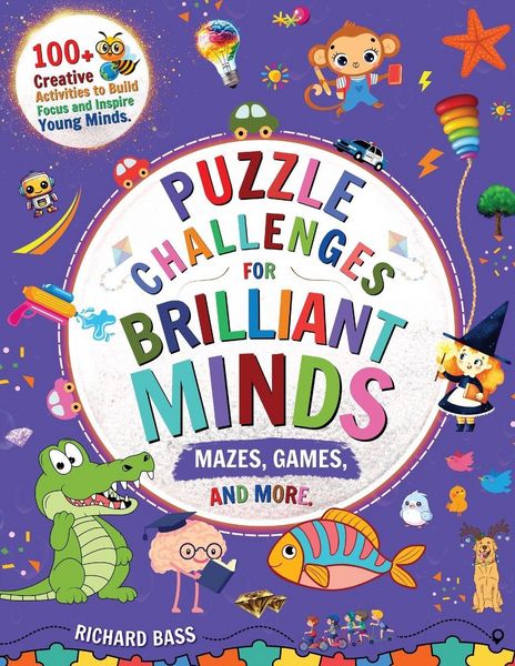 Produktbild: Puzzle Challenges for Brilliant Minds Mazes, Games, and More
