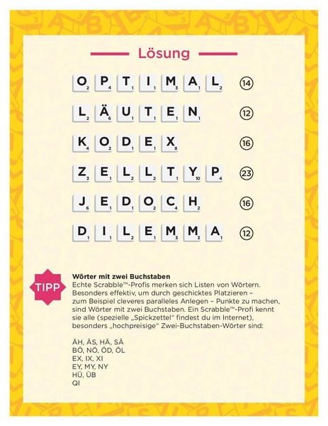 Produktbild: Scrabble&trade;-R&auml;tselblock "to go"