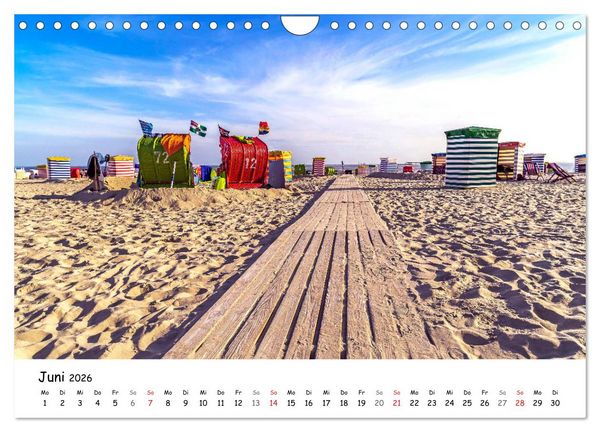 Produktbild: Borkum, bezaubernde Nordseeinsel (Wandkalender 2026 DIN A4 quer), CALVENDO Monatskalender