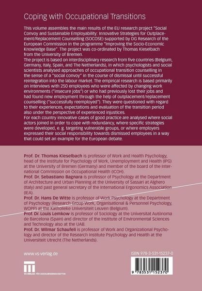 Produktbild: Coping with Occupational Transitions