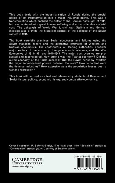 Produktbild: The Economic Transformation of the Soviet Union, 1913 1945