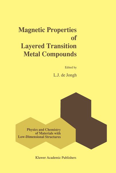 Produktbild: Magnetic Properties of Layered Transition Metal Compounds