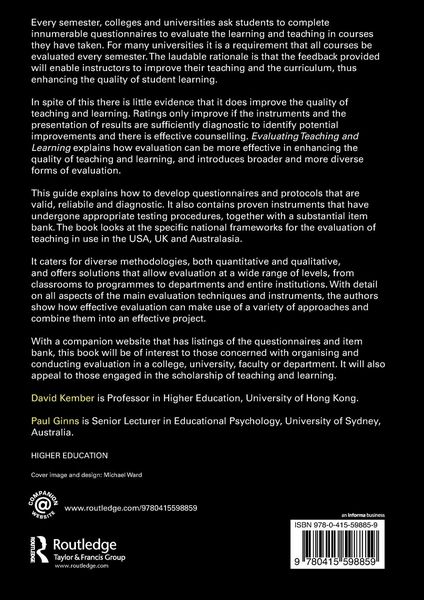 Produktbild: Evaluating Teaching and Learning