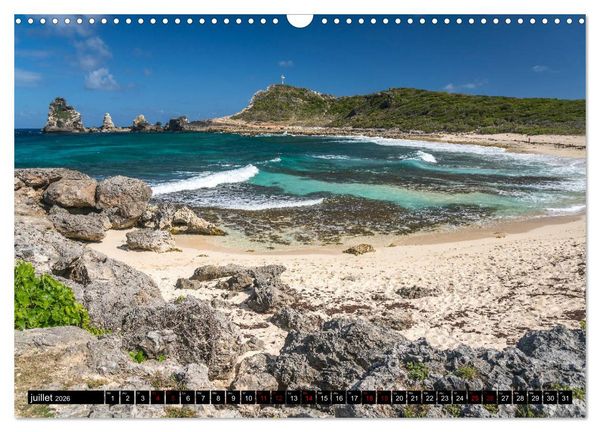 Produktbild: Guadeloupe (Calendrier mural 2026 DIN A3 vertical), CALVENDO calendrier mensuel