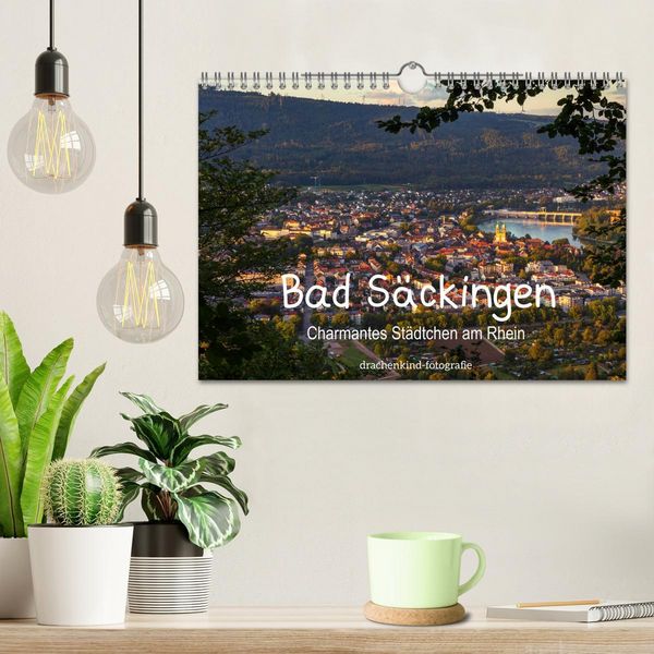 Produktbild: Bad S&auml;ckingen - Charmantes St&auml;dtchen am Rhein (Wandkalender 2026 DIN A4 quer), CALVENDO Monatskalender