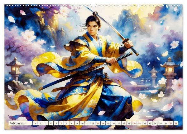 Produktbild: Im Schatten des Katana (hochwertiger Premium Wandkalender 2027 DIN A2 quer), Kunstdruck in Hochglanz