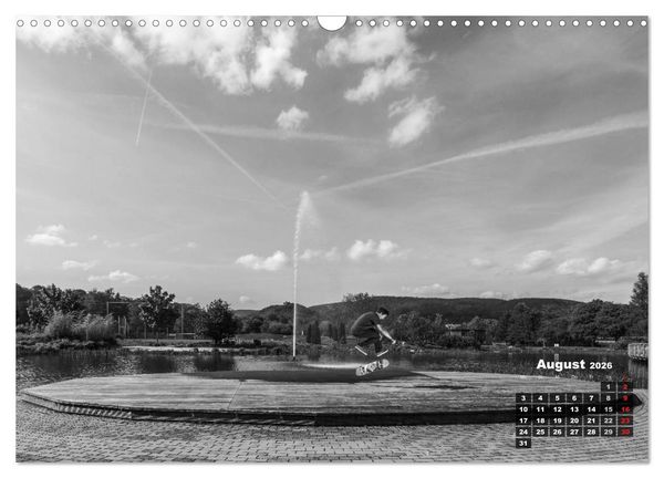 Produktbild: Auf dem Skateboard (Wandkalender 2026 DIN A3 quer), CALVENDO Monatskalender