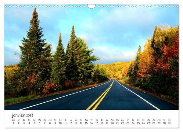 Produktbild: Automne haut en couleurs (Calendrier mural 2026 DIN A3 vertical), CALVENDO calendrier mensuel