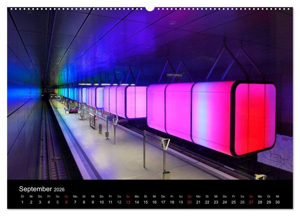 Produktbild: Hamburgs N&auml;chte (Wandkalender 2026 DIN A2 quer), CALVENDO Monatskalender