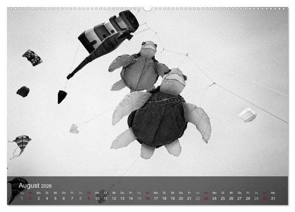 Produktbild: Wangerooge Noir (hochwertiger Premium Wandkalender 2026 DIN A2 quer), Kunstdruck in Hochglanz