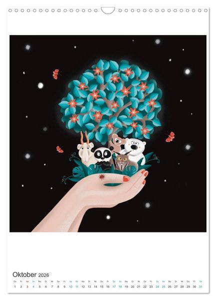 Produktbild: SAVE OUR TREES - B&auml;ume bedeuten Leben (Wandkalender 2026 DIN A3 hoch), CALVENDO Monatskalender