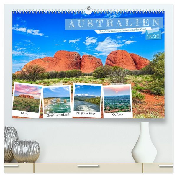 Produktbild: Australien - Grandiose Landschaften am Ende der Welt (hochwertiger Premium Wandkalender 2026 DIN A2 quer), Kunstdruck in Hochglanz