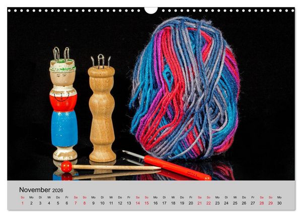 Produktbild: Faden, Nadel, Handarbeit. (Wandkalender 2026 DIN A3 quer), CALVENDO Monatskalender