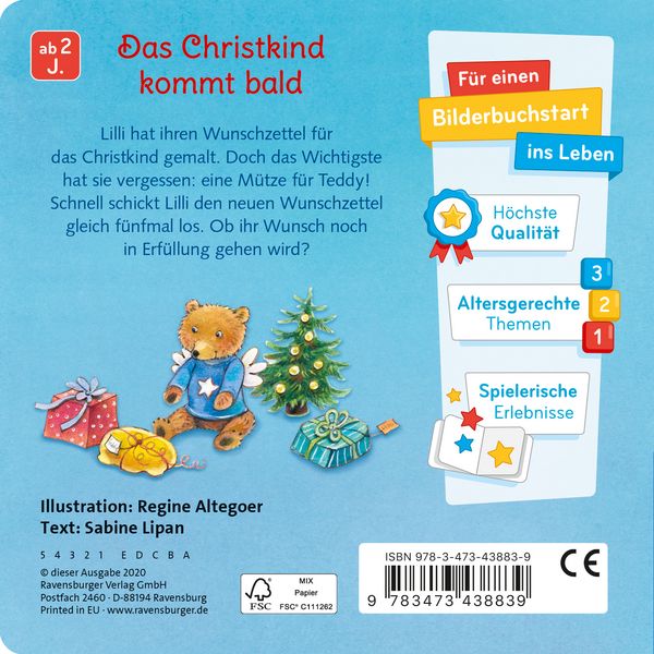 Produktbild: Ein Wunschzettel f&uuml;r das Christkind