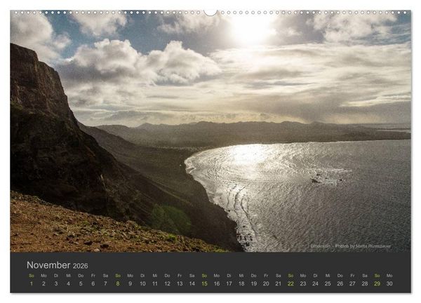 Produktbild: Vulkaninsel &ndash; Lanzarote (hochwertiger Premium Wandkalender 2026 DIN A2 quer), Kunstdruck in Hochglanz