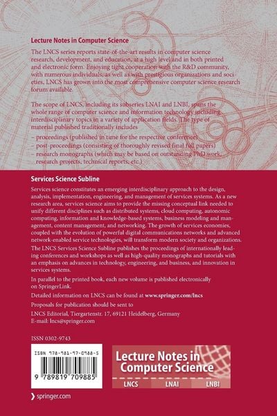 Produktbild: Service-Oriented Computing &ndash; ICSOC 2023 Workshops